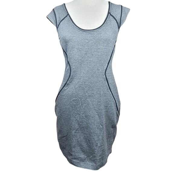 Gray and Black Bodycon Cocktail Dress Size 6 - Picture 1 of 5